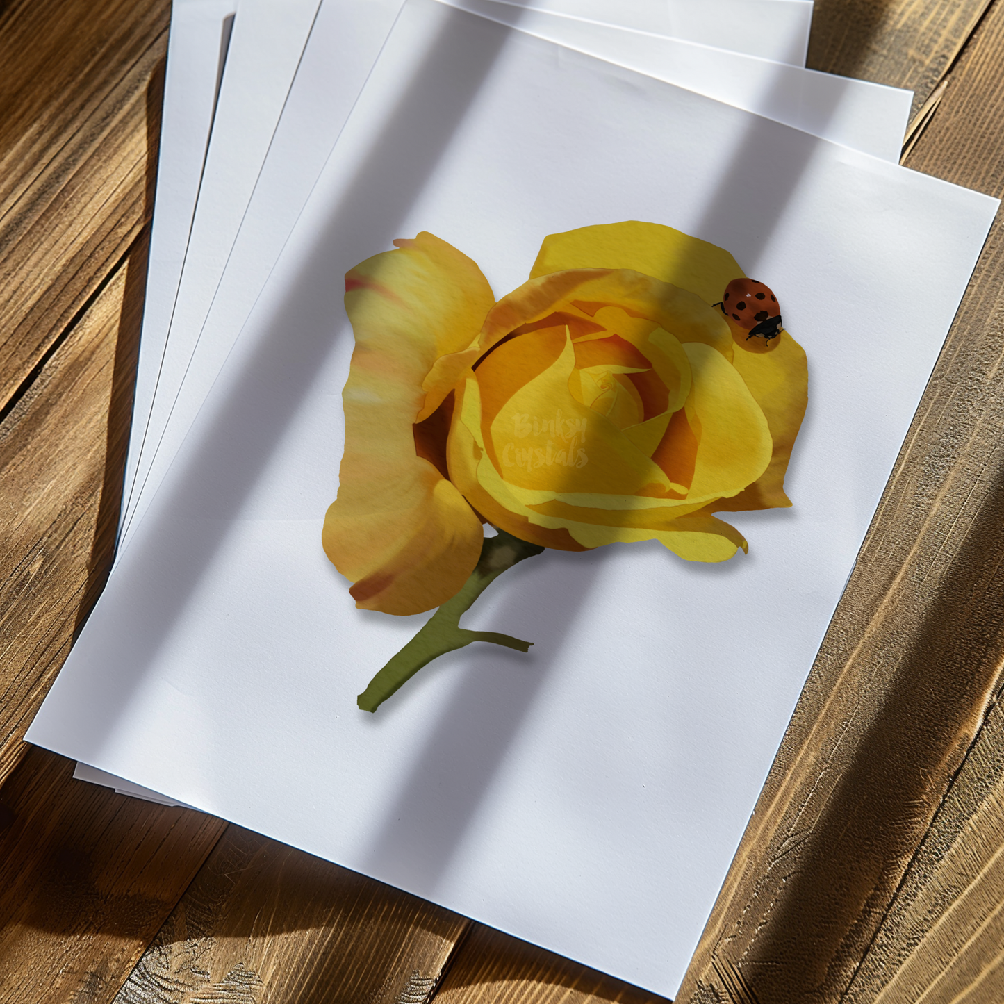 Chinatown Rose Matte Art Poster
