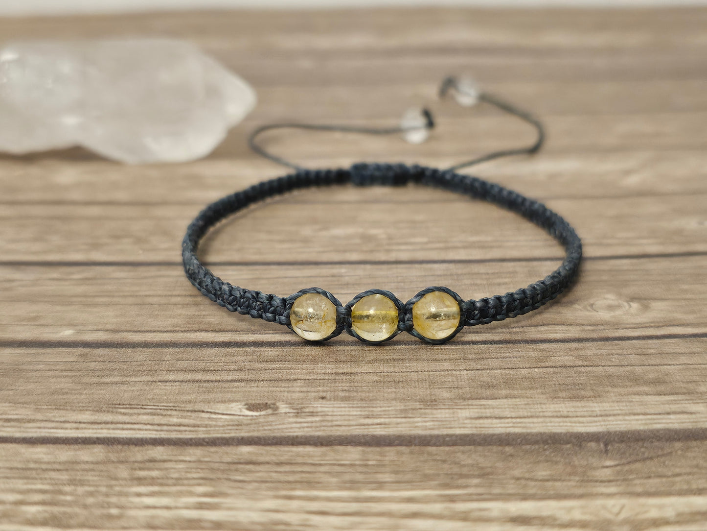 Pulsera de cuentas de citrino 
