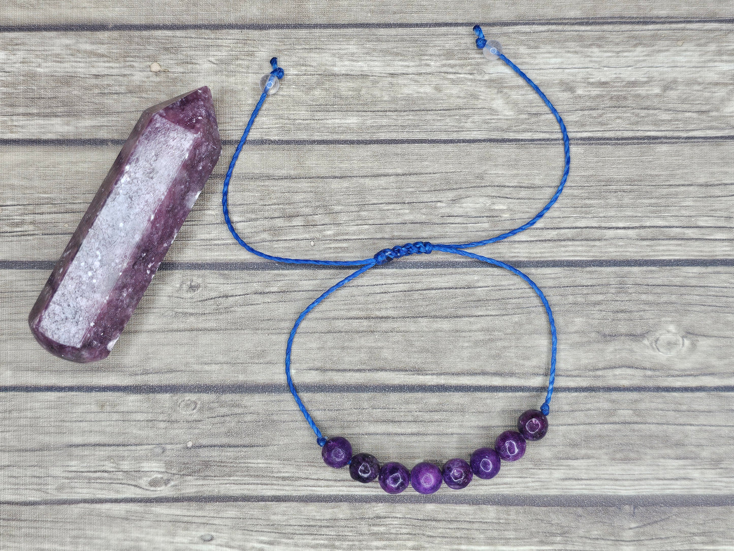 Lepidolite bracelet