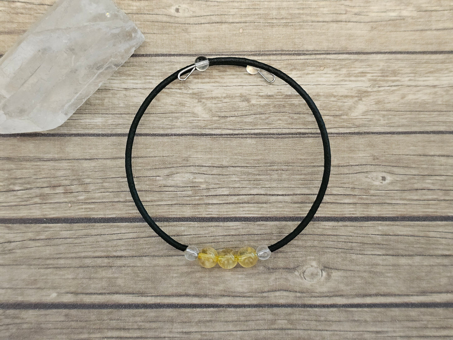 Pulsera de hilo de citrino