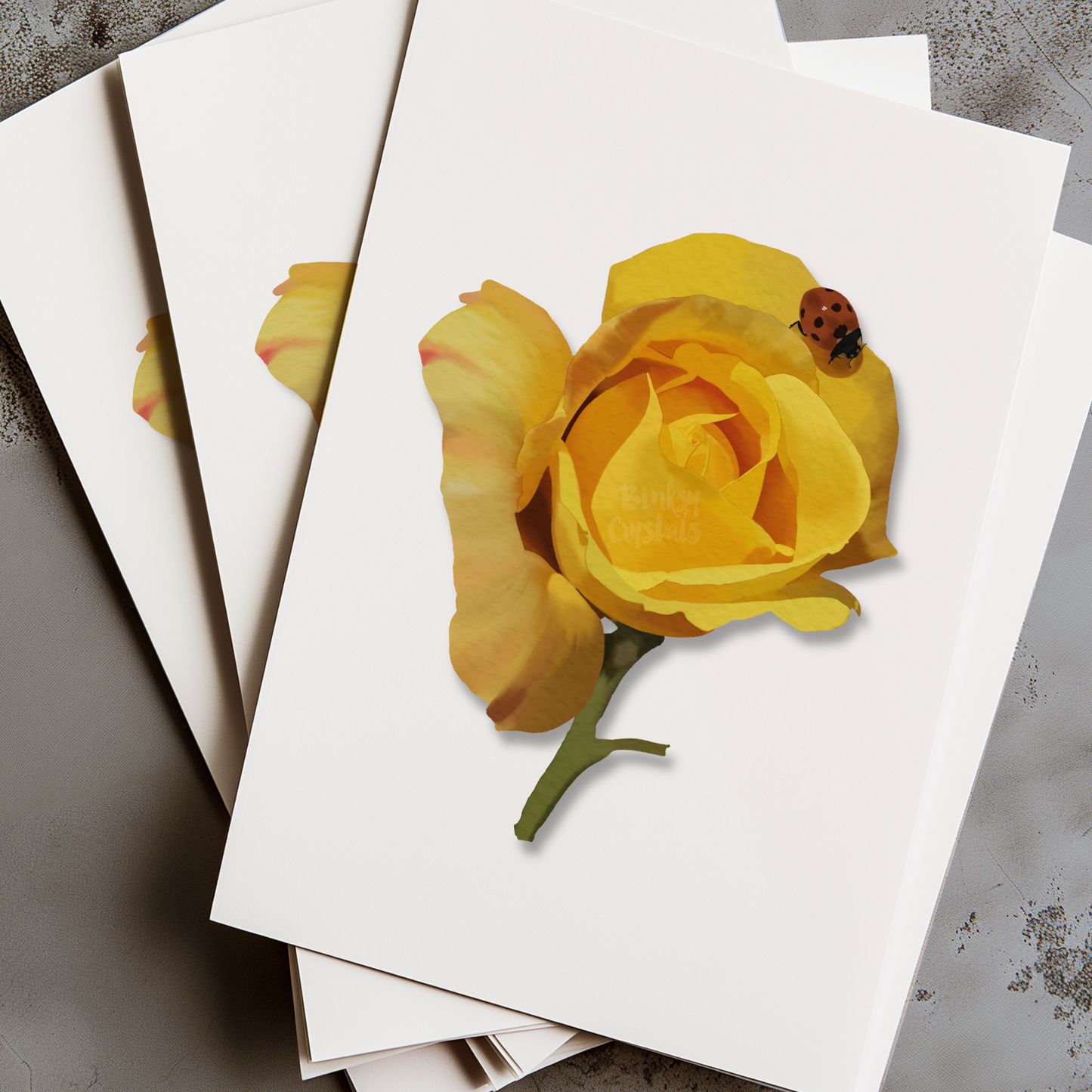 Chinatown Rose Matte Art Poster