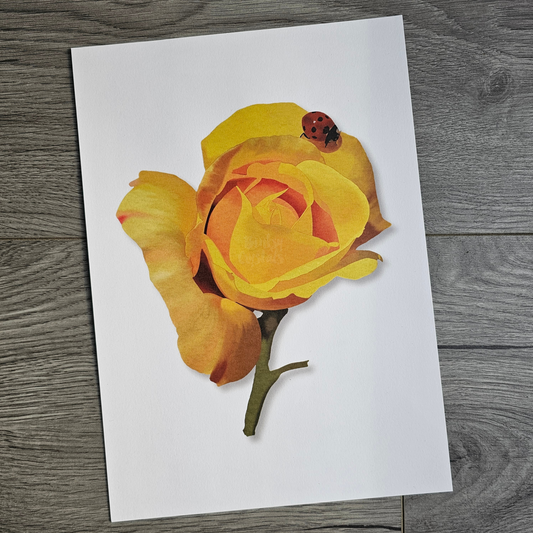 Chinatown Rose Matte Art Poster