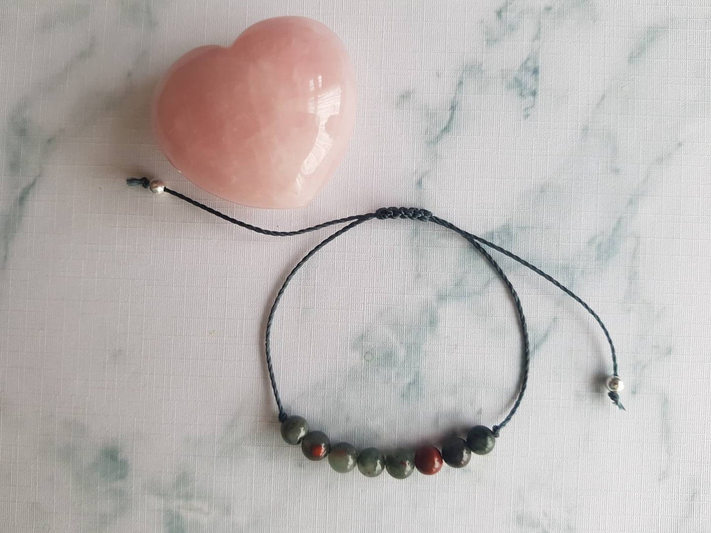 Pulsera de piedra de sangre