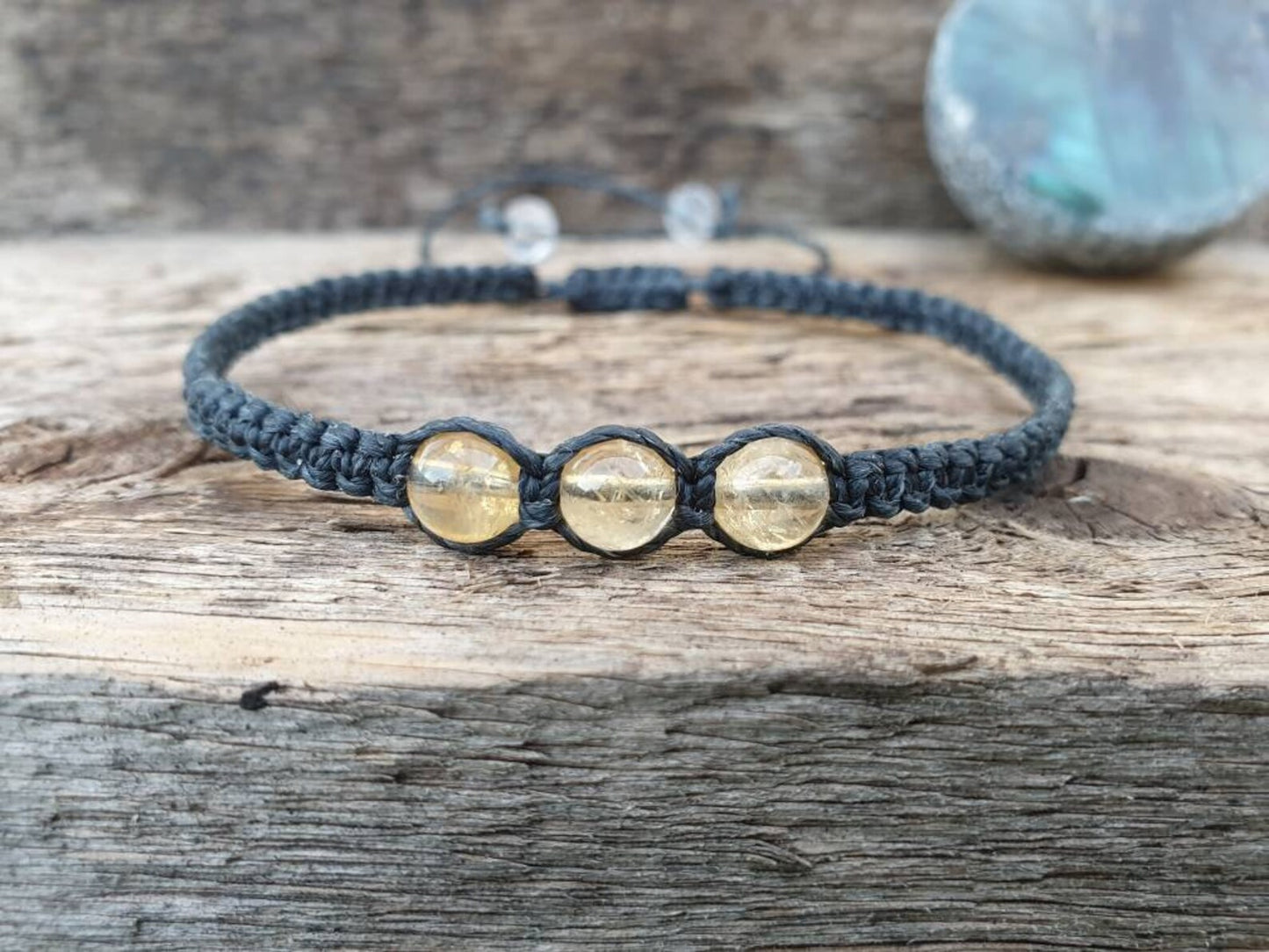 Pulsera de cuentas de citrino 