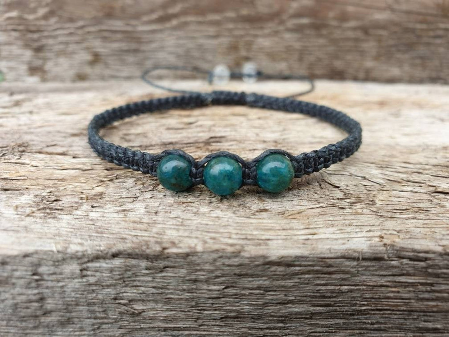 Pulsera de cuentas de apatita 