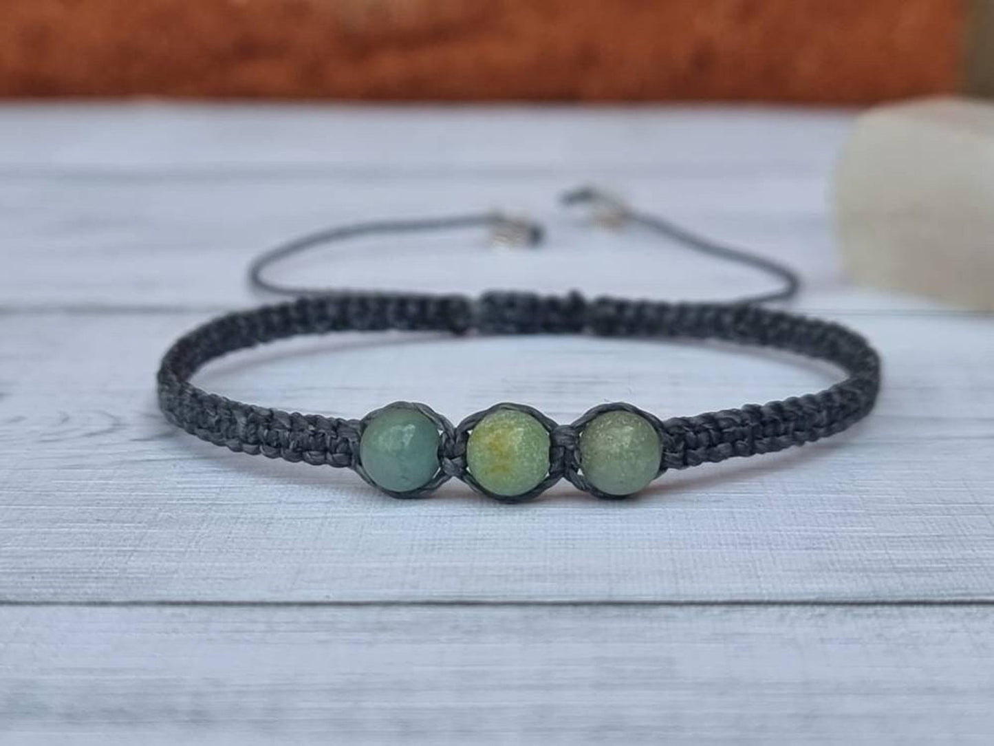 Pulsera de cuentas de amazonita 