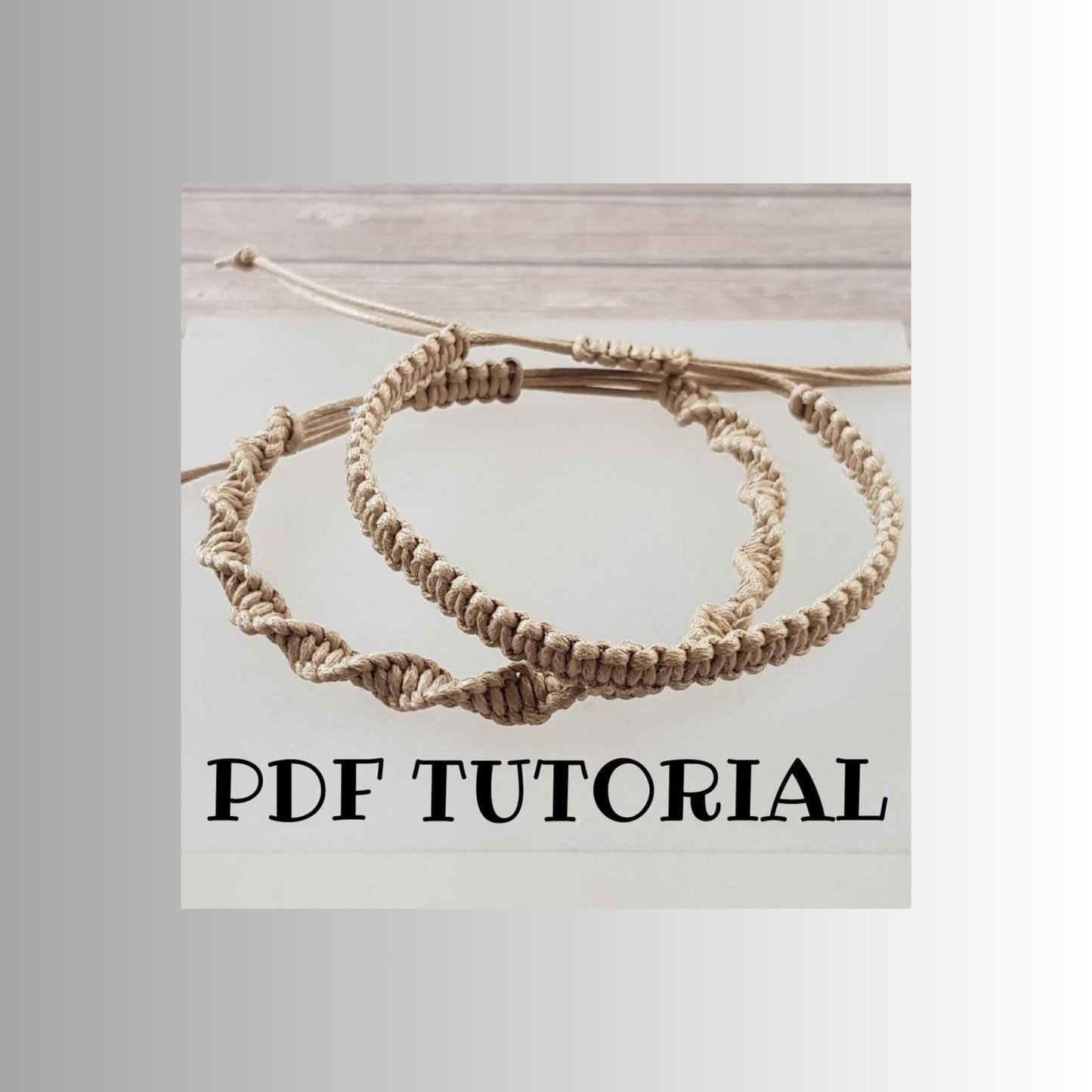 Tutorial de conjunto de pulseras de macramé