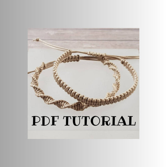Tutorial de conjunto de pulseras de macramé