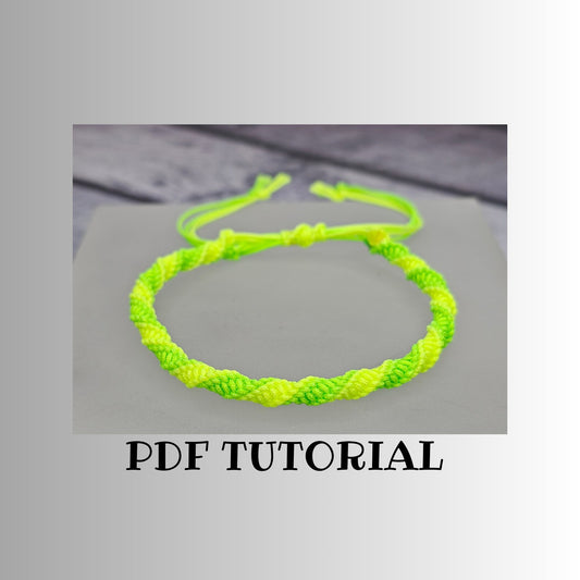 Tutorial de pulsera con espiral