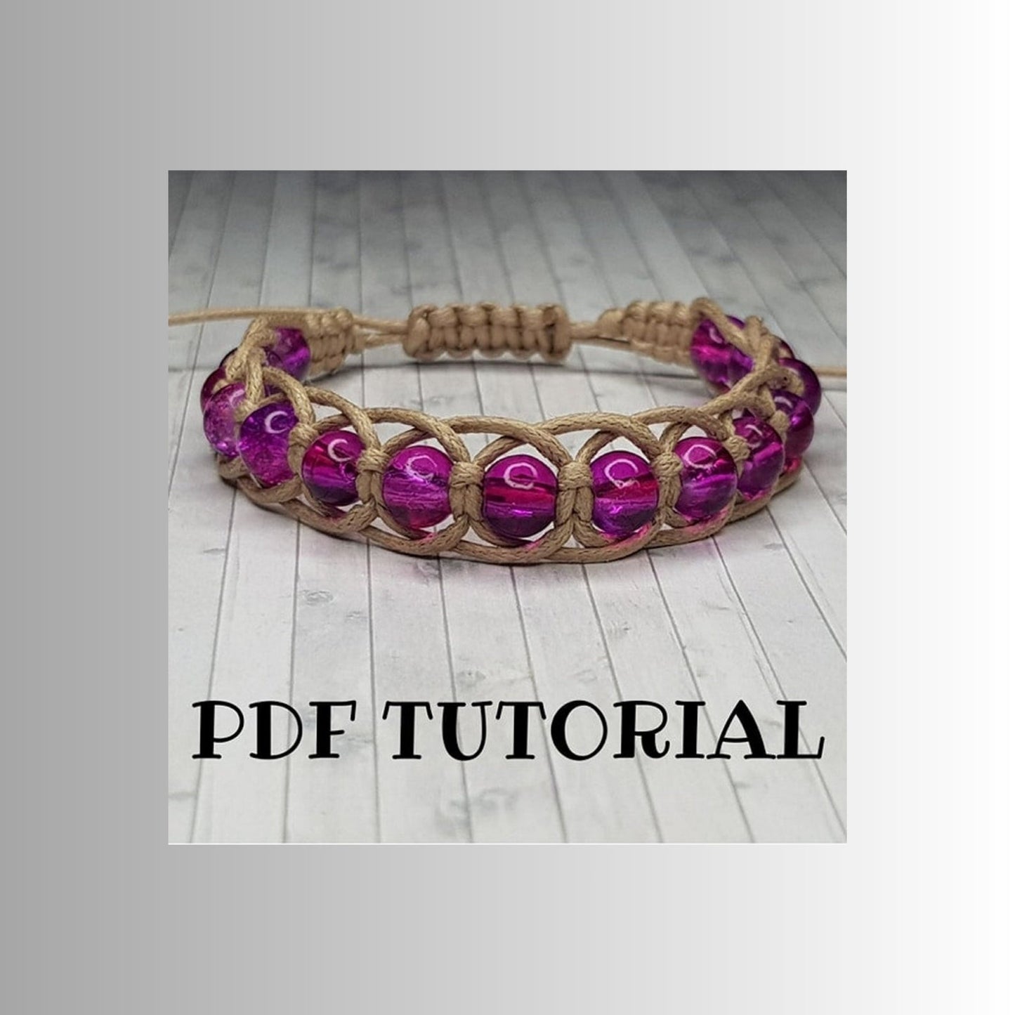 Tutorial de pulsera de cuentas en espiga