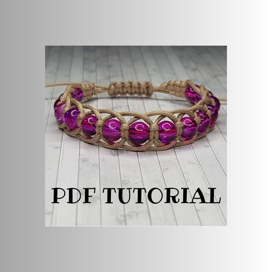 Tutorial de pulsera de cuentas en espiga